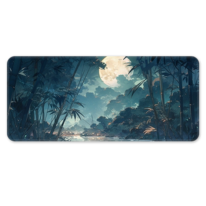 鼠标垫风景超大鼠标垫电脑键盘垫办公笔记本鼠垫男生电竞电脑桌垫