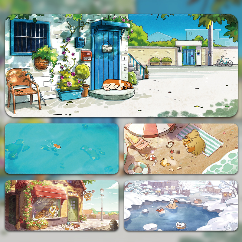 鼠标垫超大号宿舍笔记本电脑垫子桌面垫电竞键盘垫定制游戏滑鼠垫