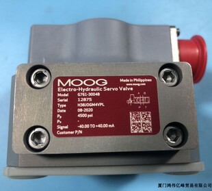 MOOG伺服电机D662Z4311K伺服阀G761-3005B美国穆格G761-3515B