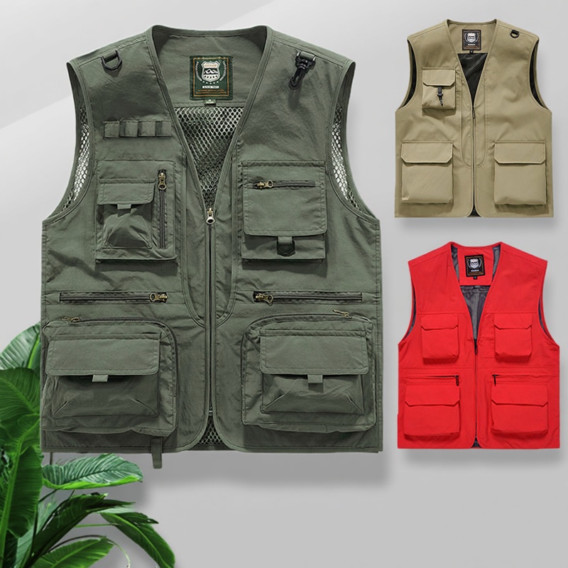 时尚都市宽松型餐饮工作服马甲