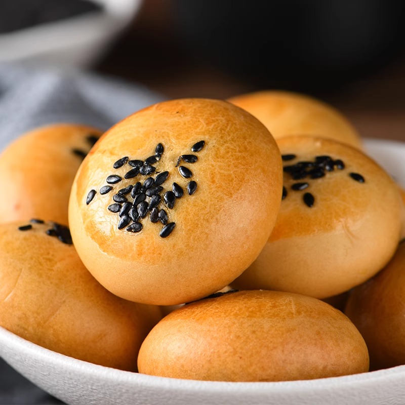 潮汕特产咸香紫菜肉松饼小吃零食糕点健康早餐粗粮吃货宵夜点心