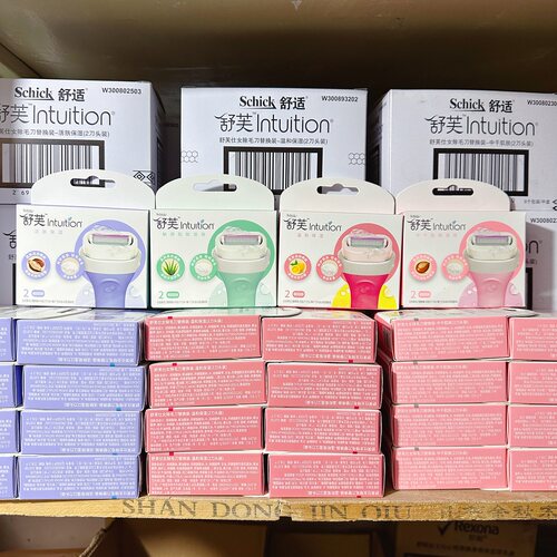 舒适剃毛刀Schick备用刀头替换装