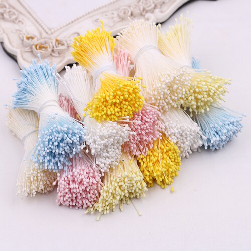 哑光花蕊丝网花翻糖花扭扭棒花心