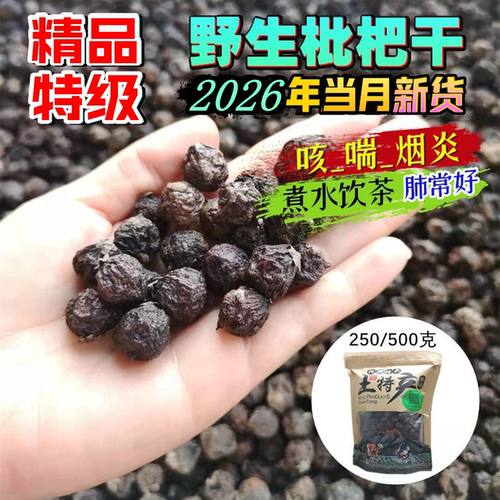 正宗特级野生枇杷干原味无添加