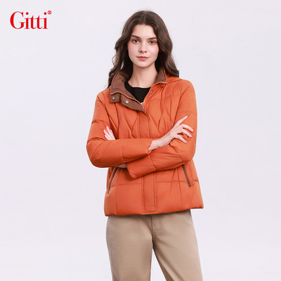 连帽轻薄羽绒服女鸭绒保暖外套