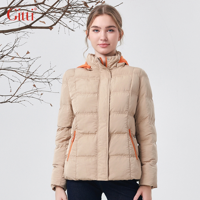 Gitti/吉蒂可拆卸连帽棉服