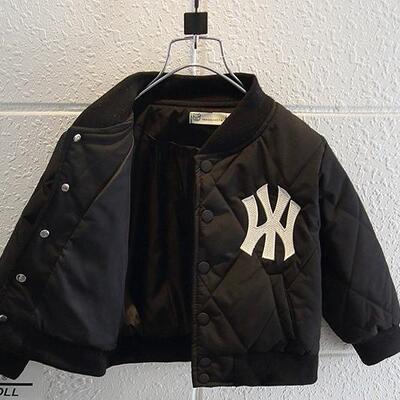 男童外套春秋装2025年新款洋气秋季男孩上衣儿童帅气薄棉款棒球服