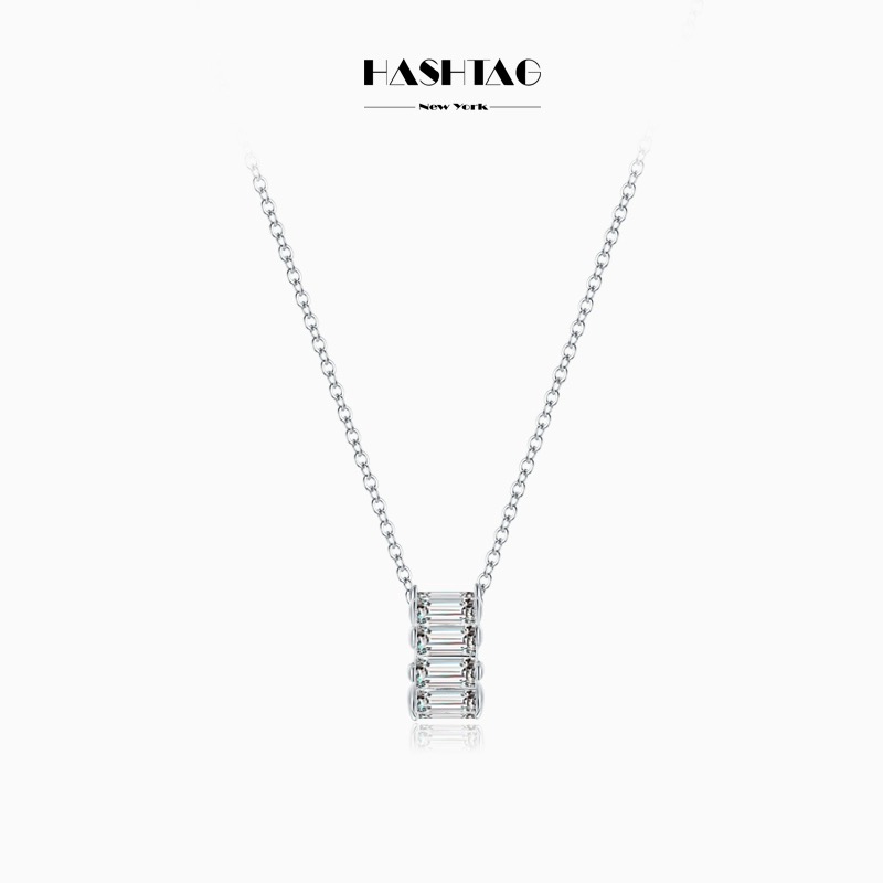 明星同款Hashtag Newyork小蛮腰项链轻奢小众简约中性锁骨链女