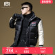 外套男款 BM欧货高端羽绒服男2024新款 潮牌字母刺绣暗纹冬季 防寒服