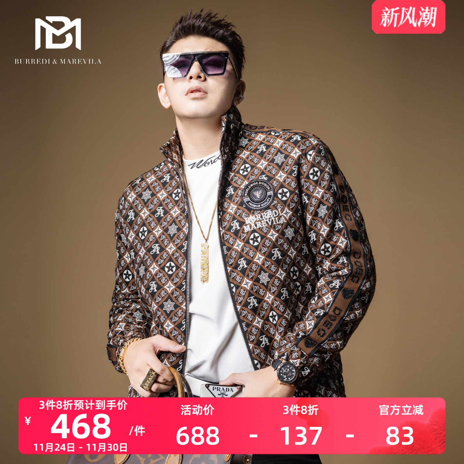 欧货爆款高级感炸街炸街轻奢棉衣