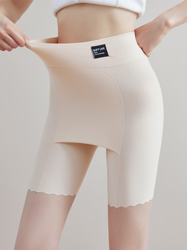 冰丝安全裤隔层遮挡三角区不卷边