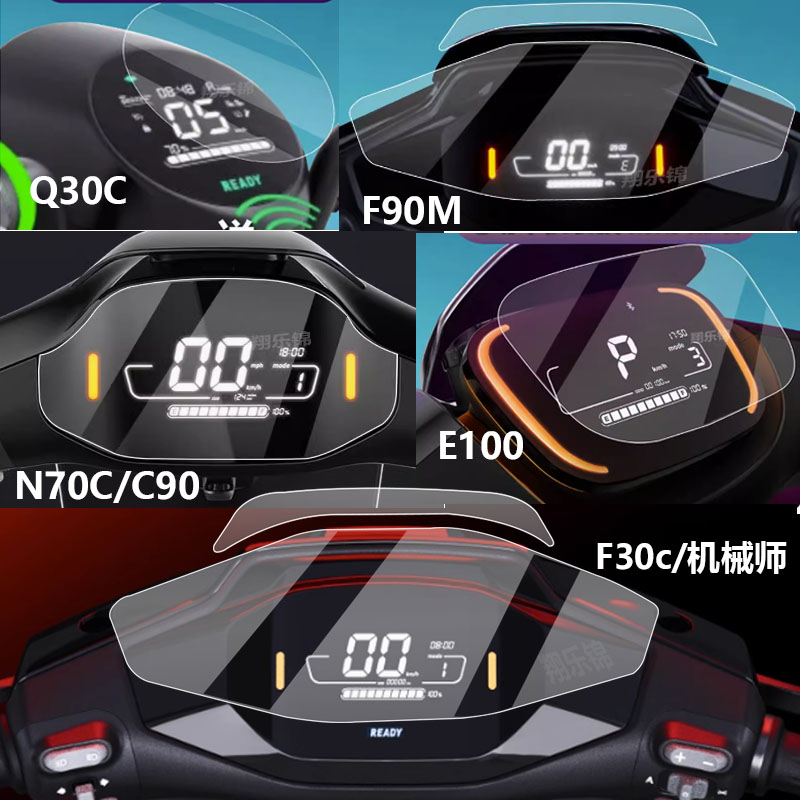 九号F30c电动车仪表膜钢化膜车膜