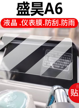 适用盛昊A6电动三轮车仪表膜A6plus液晶盘贴膜Q2/F6盛昊Q3/W1保护膜盛昊佩奇plus显示屏非钢化膜电瓶车配件