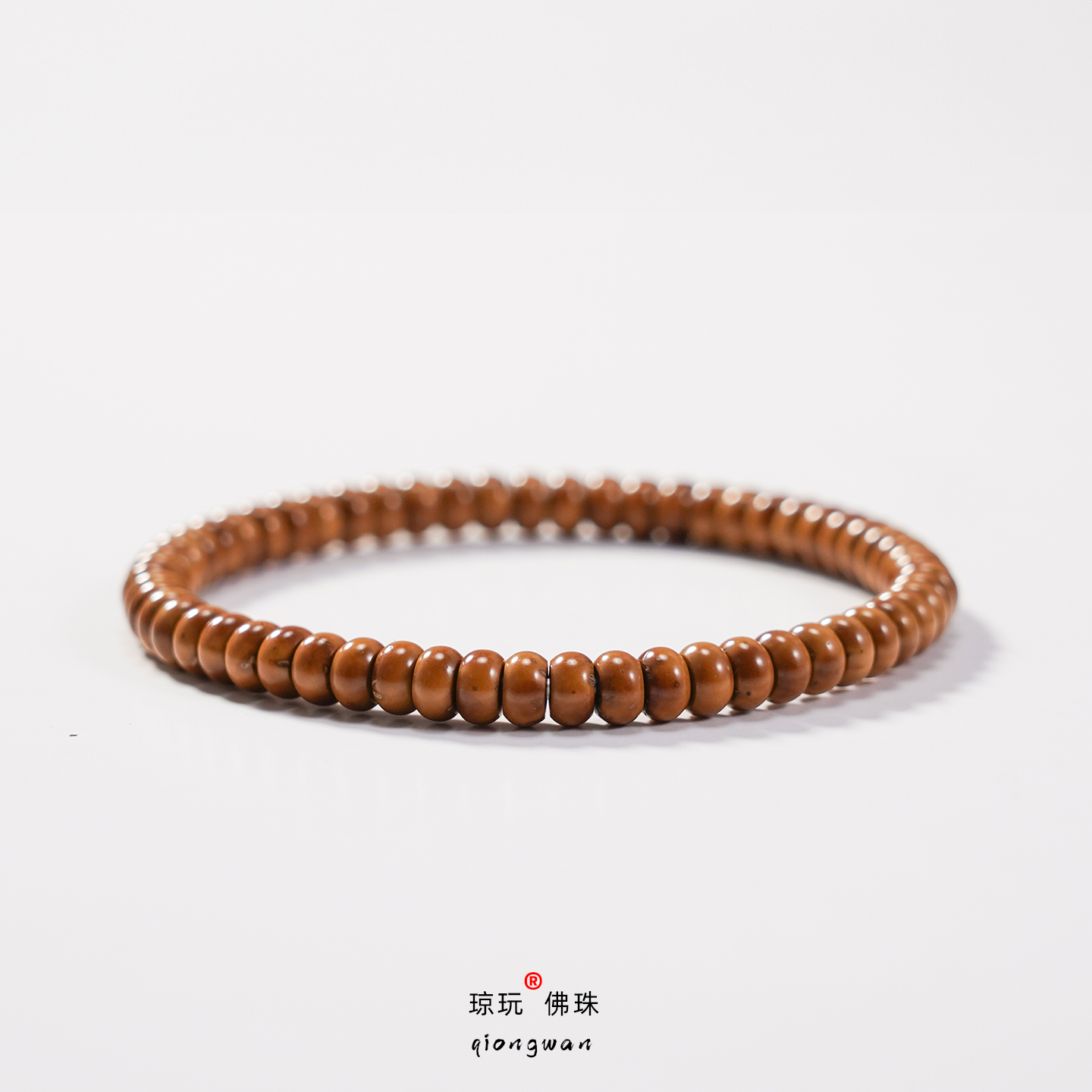 天然实心鼠尖紫金鼠手串