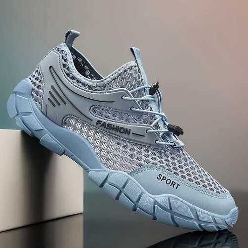 夏季新款凉鞋透气镂空防滑沙滩洞洞鞋青少年运动休闲鞋薄款网面鞋