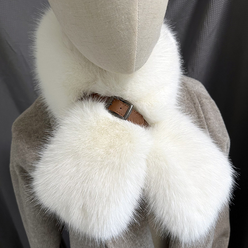 冬季保暖毛毛绒学生仿狐狸毛獭兔毛皮扣交叉围巾百搭皮草围脖女厚,服饰配件/皮带/帽子/围巾,围巾/丝巾/披肩,淘宝优惠券,粉丝福利购,淘宝优惠卷