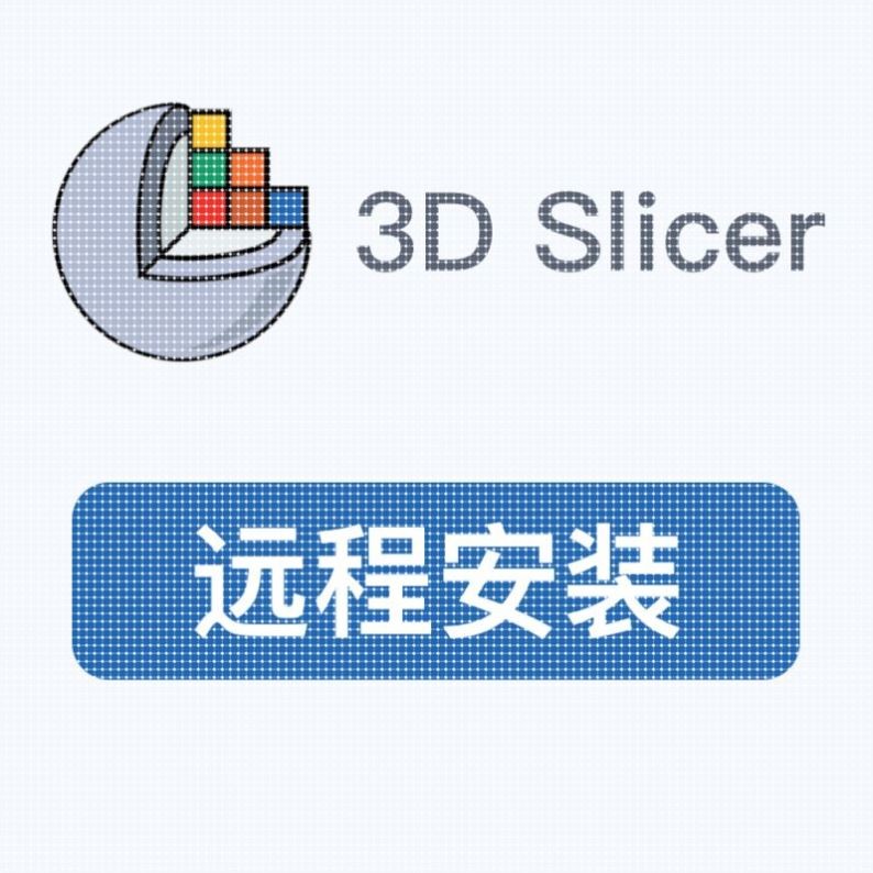 3dslicer软件远程安装医学图像分割特征分析可视化配准成像处理