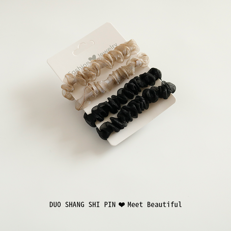 4条装欧根纱新款小肠圈发圈女简约ins气质扎头发头绳马尾皮筋发饰,饰品/流行首饰/时尚饰品新,发饰,淘宝优惠券,粉丝福利购,淘宝优惠卷