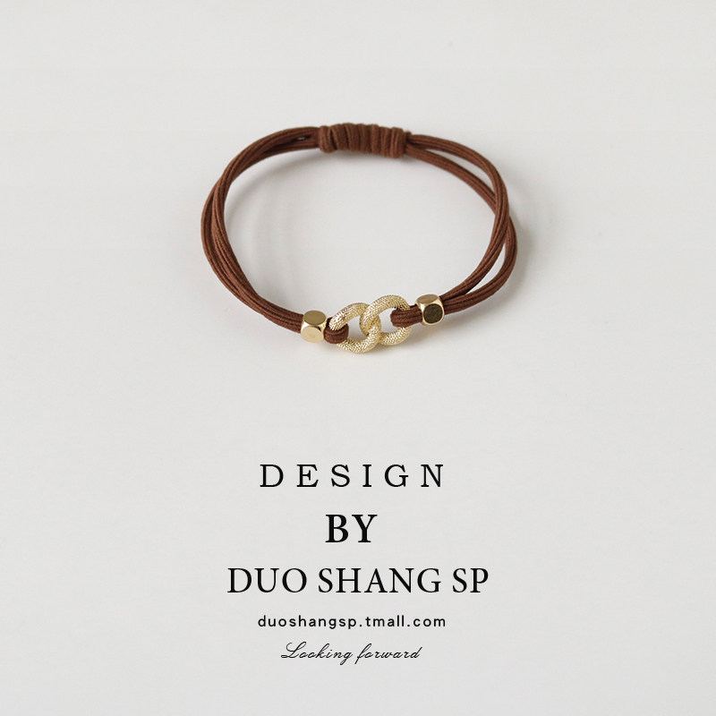 韩国简约圆环发圈女气质高弹力扎头发绳双层耐用皮套马尾皮筋头绳,饰品/流行首饰/时尚饰品新,发饰,淘宝优惠券,粉丝福利购,淘宝优惠卷