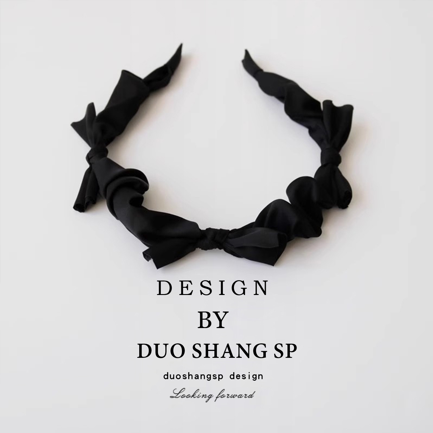 甜美百搭发箍缎面蝴蝶结发卡头饰