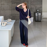 已出大货！新款！松弛感显瘦套装送披肩257-58532-P195K318，女装运动套装，浙宝257