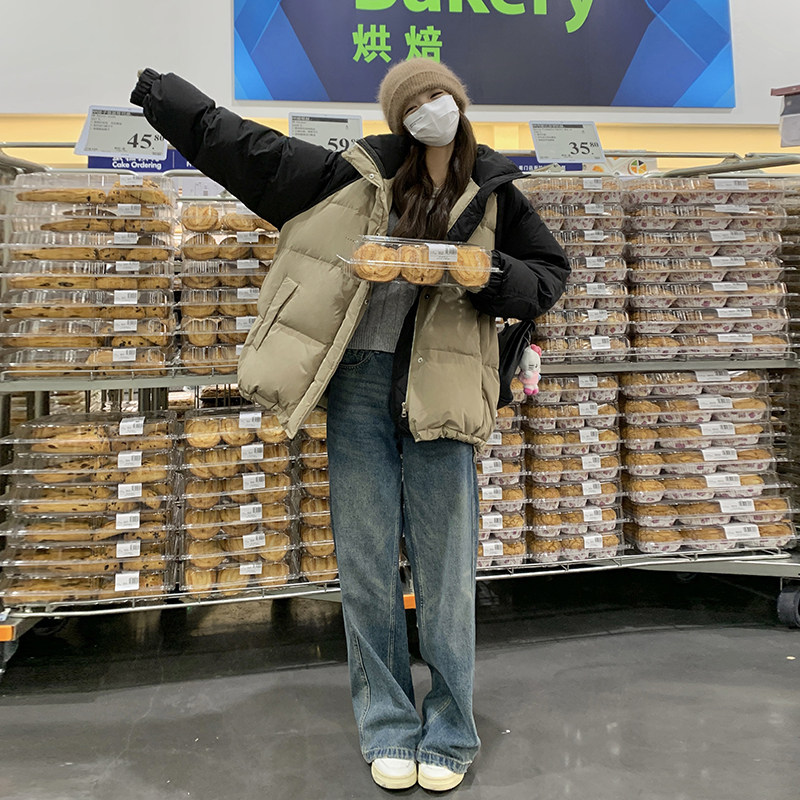 出货中小个子拼接撞色经典款棉衣257-58311-P175K268,女装棉衣/棉服,浙宝257