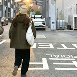 现货足！好卖款内里毛绒羊毛呢大衣257-58371-P275K368，女装毛呢外套，浙宝257