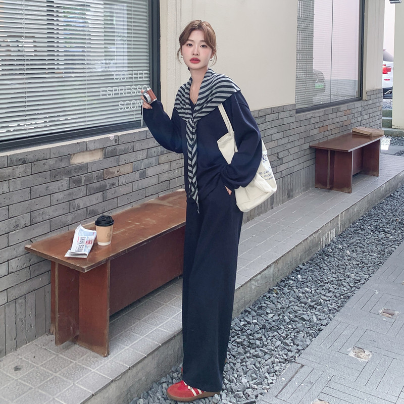 @现货！26春新款！松弛感显瘦套装送披肩257-58532-P195K318，女装运动套装，浙宝257