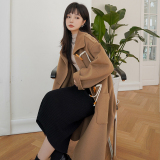 【双12主推】高转化数据好加加厚牛角扣毛呢大衣P185K268，女装毛呢外套，浙宝257