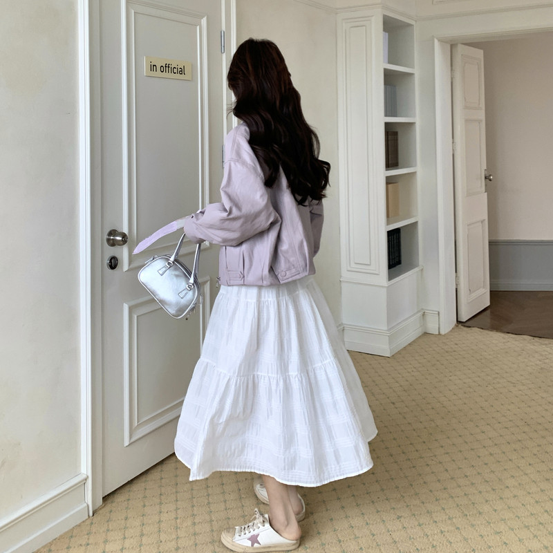 @26春新款已出大货！小个子蛋白皮外套257-58555-P175K288,女装短外套,浙宝257