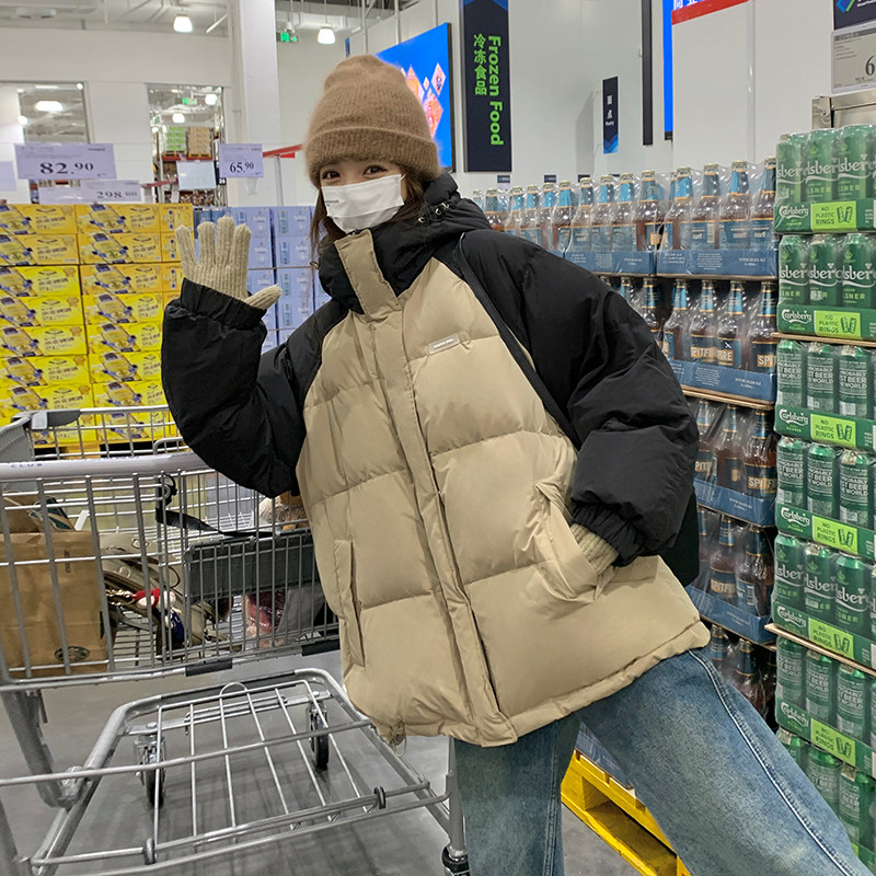 出货中小个子拼接撞色经典款棉衣257-58311-P175K268,女装棉衣/棉服,浙宝257