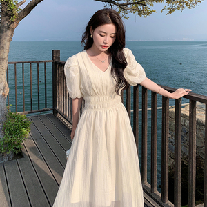 已出货！新加粉色仙仙的长款连衣裙257-58271-P115K168图片