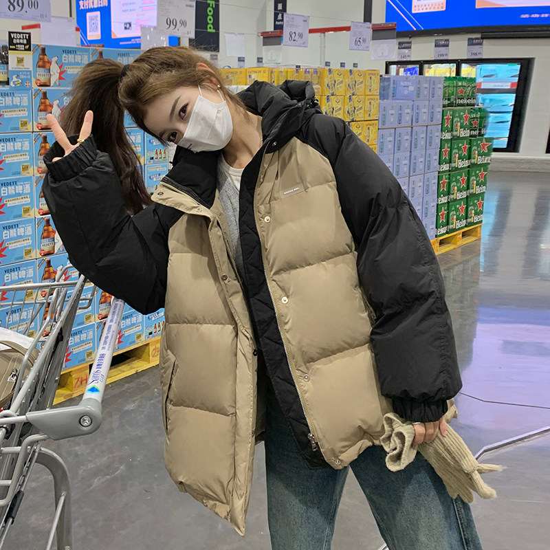 出货中小个子拼接撞色经典款棉衣257-58311-P175K268,女装棉衣/棉服,浙宝257