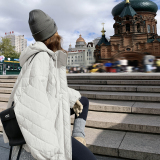 现货足！绗线格子高克重棉服257-58372-P195K278，女装棉衣/棉服，浙宝257