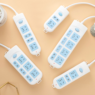 两脚2孔两项二相双头二脚插头转换器插座插排插线板接多功能扩展