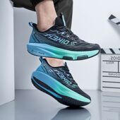 飞织网面运动鞋 2026潮流休闲男轻便春季 跑鞋 透气高弹减震