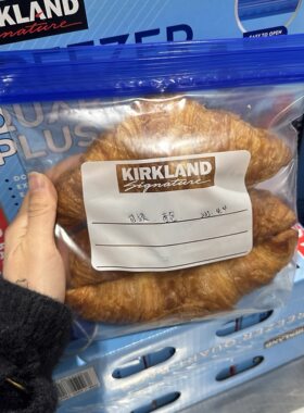苏州COSTCO代购科克兰夹链式食品保鲜袋大号微波冷冻密封袋加厚型