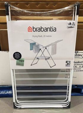 折扣COSTCO正品BRABANTIA柏宾士双层落地晾凉晒挂衣架折叠大号2m