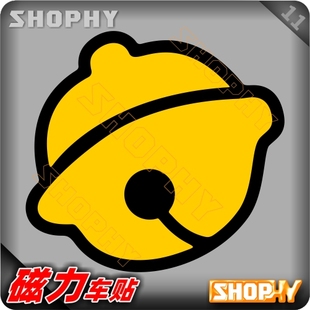 PC0031 11磁力汽车贴纸卡通可爱哆啦A梦小叮当机器猫