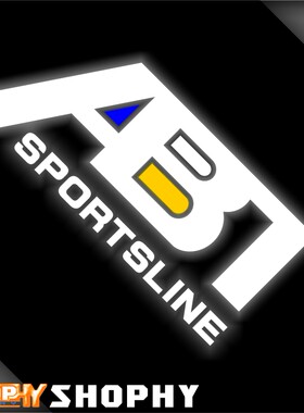 ABT Sportsline装饰个性改装七彩镭射金属色反光荧光摩托汽车贴纸