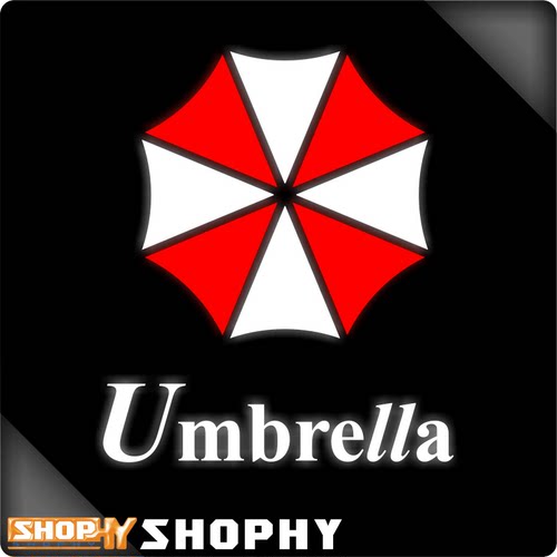 保护伞Umbrella生化危机卡通电影个性改装反光荧光摩托汽车贴纸