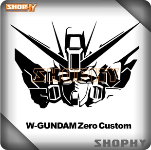 01868-06 汽车贴纸飞翼高达GUNDAM W XXXG-01W Wing Gundam