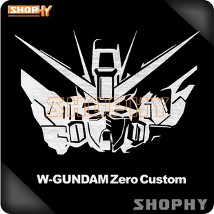 Wing 01868 Gundam 01W XXXG 06金属色汽车贴纸飞翼高达GUNDAM