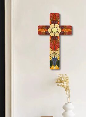十字架壁挂壁画装饰物品画图案挂画现代壁画装饰品现代挂客厅画