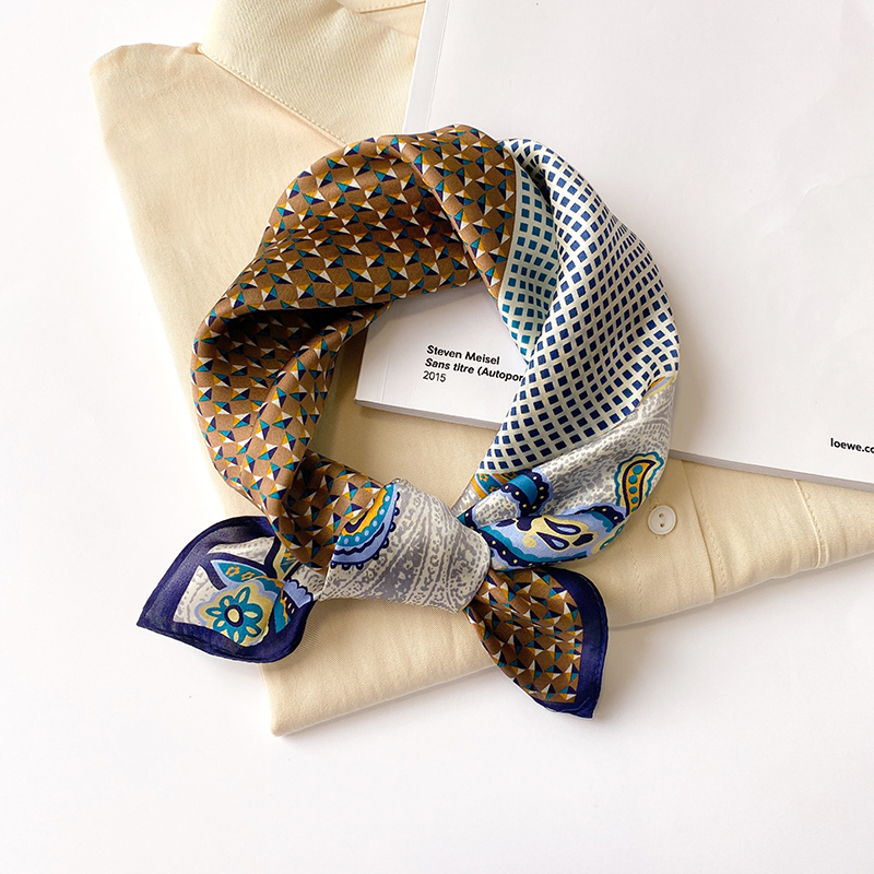 53cm春秋薄款韩版西装百搭丝巾