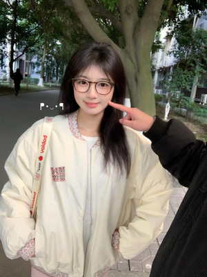 国潮短款棒球服超好看夹棉厚外套棉服女2025新款冬季情侣夹克棉袄