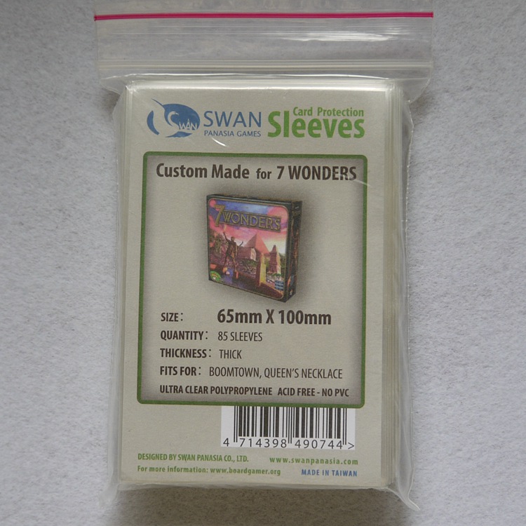 【天X天桌游】透明 牌套 卡套 65x100mm 约85张 厚款