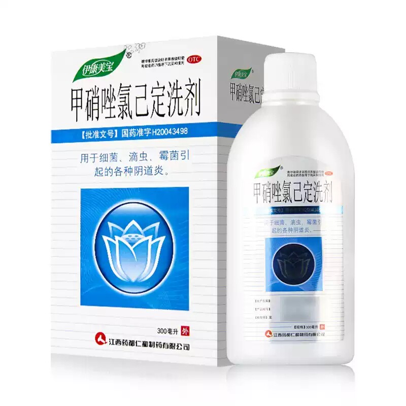 仁和甲硝唑氯己定洗剂300ml细菌滴虫阴道炎