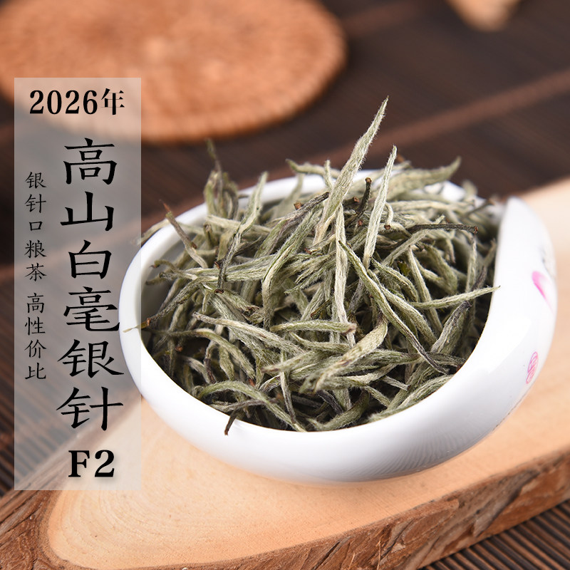 新茶 2026年春茶 福大高山白毫银针F2 雨前口粮银针政和白茶