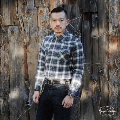 羊毛混纺格子长袖衬衫长袖衬衫